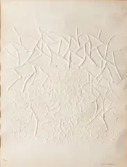 Graphic Structure by Claire Falkenstein, 1963, Embossing, offered Nov 2025