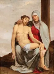 Pietà by Ventura Salimbeni, The painting has been attributed to Ventura Salimbeni by Prof. Marco Ciampolini (email correspondence with the, offered Nov 2025