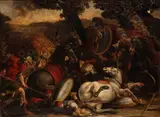 Antonio Tempesta, Battle Scene, The painting is accompanied by an expertise by Prof. Antonio Vannugli. The painting has been confirmed as a work