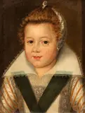 Frans Pourbus il Giovane, Portrait of a young Lady, The panel bears on the reverse several inventory numbers in paint.