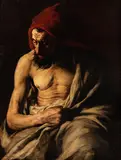 Giovanni Serodine, Elderly philosopher, The painting is accompanied by the expertise reports of Prof. Daniele Benati and Prof. Andrei L. Bliznukov