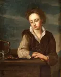 Antonio Amorosi, Portrait of a Young Lady, Oil on canvas