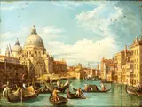 The Entrance to the Grand Canal, with Santa Maria della Salute by Giovanni Antonio Canal detto il Canaletto, Oil on copper, offered Nov 2025
