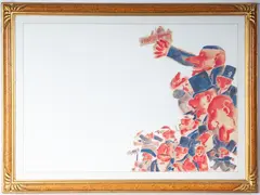 Untitled, multiple on paper by Franz Borghese, 88/90 signed in frame State of preservation: good, offered Nov 2025