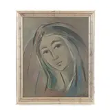 David Grazioso, Madonna, 1959, framed