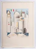 Franco Gentilini, Architectures, multiple on paper