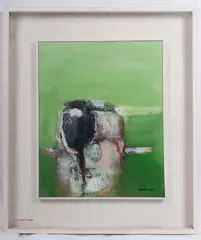 Burnt log by Pino Saturno, in a contemporary frame, offered Nov 2025