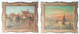 Paride Pozzato, Fishmonger's in Chioggia with marina