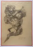 Giovanni Gromo, Senza titolo, 1974, pencil on paper non vergata