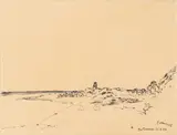 Giovanni Omiccioli, Veduta della spiaggia di Portonuovo