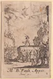 Jacques Callot, Martirio di San Paolo, etching