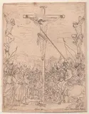Jacques Callot, Crocifissione, etching