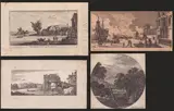 Gabriel Pérelle, Lot of four etchings, Etching