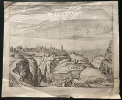 Pieter Mortier I, Tybur vulgo Tivoli, etching