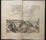 Pieter Mortier I, Tybur vulgo Tivoli. Dans l'Etat de l'Eglise, etching