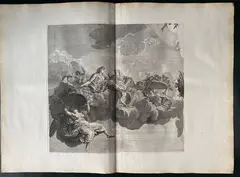 Bernard Picart, Abbondanza, etching and bulino on paper vergata