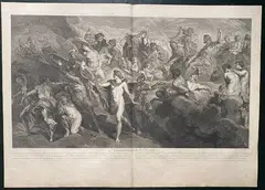 Bernard Picart, Le Gouvernement de la Reine, da Rubens, 1707, etching and bulino