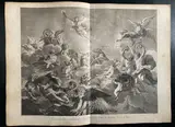 Charles Dupuis, Phaéton vient demander au Soleil dans son palais, la conduite de son Char, etching and bulino