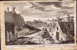 Johann Georg Merz, Paesaggio di Augsburg, etching