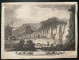 A Prospect on the River Manyfold, at Wetton-Mill by Thomas Smith of Derby Gerard Jean-Baptiste Scotin, 1743, etching, offered Jul 2025