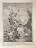 Pietro Monaco, Davide vincitore del gigante Golia, Bulino