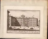 Veduta del Palazzo Panfilio dalla parte del Collegio Romano by Giovanni Battista Piranesi, etching, offered Jul 2025