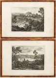 Castel Madama | Acqua Cetosa by Joseph Anton Koch, Lot of, offered Jul 2025