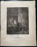 Jacques Aliamet, Arrivée au Sabat | Depart pour le Sabat, lotto di due incisioni. etching and bulino