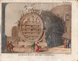 La famosa botte della città d'Eidelberga by Giuseppe Filosi, etching colorata a mano, offered Jul 2025