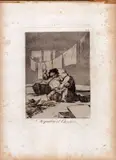 Francisco Goya, Si quebró el cantaro, dalla serie Los Caprichos. etching and acquatinta
