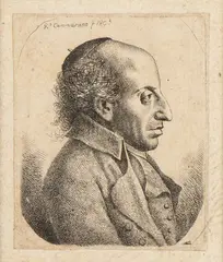 Giuseppe Cammarano, Ritratto di un uomo di profilo, 1803, etching