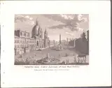 Ludovico Ferretti, Veduta del Circo Agonale in oggi Piaz.a Navona, 1815, bulino and etching