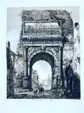 Luigi Rossini, Veduta dell'Arco di Tito
