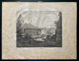 Luigi Ricciardelli, Porta Cavalleggeri, bulino and etching