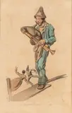 Il zampognaro co' pupi by Filippo Palizzi, Con cornice, offered Jul 2025