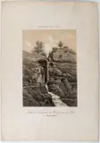 Luigi Crosio, Il prosciugamento del Fucino, lithograph