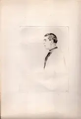 Antonio Piccinni, Volto di un uomo | Volto di un pastore, etching
