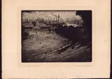 Joseph Pennell, Greenwich Park, etching