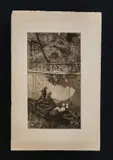 Carlo Casanova, Naviglio Visconteo, etching