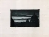 Giuseppe Carosi, Cupola della Basilica di San Pietro, etching and acquatinta