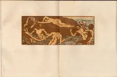 I tritoni by Antonello Moroni, Xilografia a tre colori, offered Jul 2025