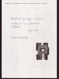 Senza titolo by Gualtiero Nativi, collage on paper, offered Jul 2025