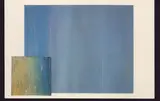 Piero Guccione, Senza titolo, 1991, collage on cartolina