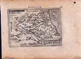 Abraham Ortelius, Abrutium (Abruzzo), etching