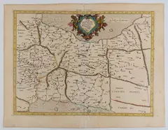 Gerardus Mercator, Asiae V Tab, etching and bulino