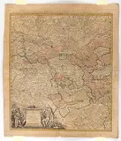 Johann Baptist Homann, Electoratus Moguntinus ut et Palatin, bulino and etching