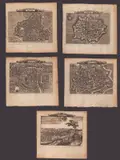 Alexandre de Rogissart, Trente | Verone | Parme | Ferrare | Padoue, etching