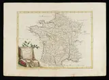 Antonio Zatta, Kingdom of France divided into its governments, 1776, Engraving and etching