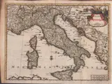 Pieter van der Aa, Italy, Burin and etching