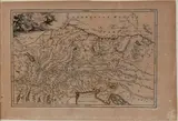 Christoph Cellarius, Vindelicia, Rhaetia et Noricum, etching and bulino